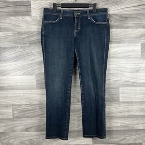 Siwy Jeans Women 30 Blue Dark Wash Skinny Embroidered Pocket Y2K Classic ALTERED